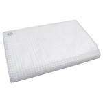 vidaXL Prelată Leno 140 g/m², alb, 3x6 m