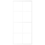 vidaXL Ușă glisantă, alb, 90x205 cm, sticlă ESG și aluminiu vidaXL Ușă glisantă, alb, 90x205 cm, sticlă ESG și aluminiu