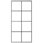vidaXL Ușă glisantă, negru, 102,5x205 cm, sticlă ESG și aluminiu vidaXL Ușă glisantă, negru, 102,5x205 cm, sticlă ESG și aluminiu