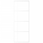 vidaXL Ușă glisantă, alb, 76x205 cm, sticlă ESG și aluminiu