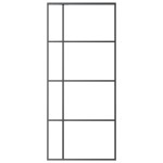 vidaXL Ușă glisantă, negru, 90x205 cm, sticlă ESG și aluminiu vidaXL Ușă glisantă, negru, 90x205 cm, sticlă ESG și aluminiu