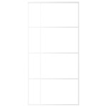 vidaXL Ușă glisantă, alb, 102,5x205 cm, sticlă ESG și aluminiu vidaXL Ușă glisantă, alb, 102,5x205 cm, sticlă ESG și aluminiu
