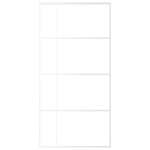 vidaXL Ușă glisantă, alb, 102,5x205 cm, sticlă mată ESG și aluminiu vidaXL Ușă glisantă, alb, 102,5x205 cm, sticlă mată ESG și aluminiu