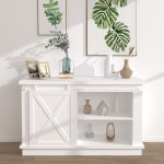 vidaXL Set glisare ușă mini pentru dulap, alb, oțel carbon, 122 cm