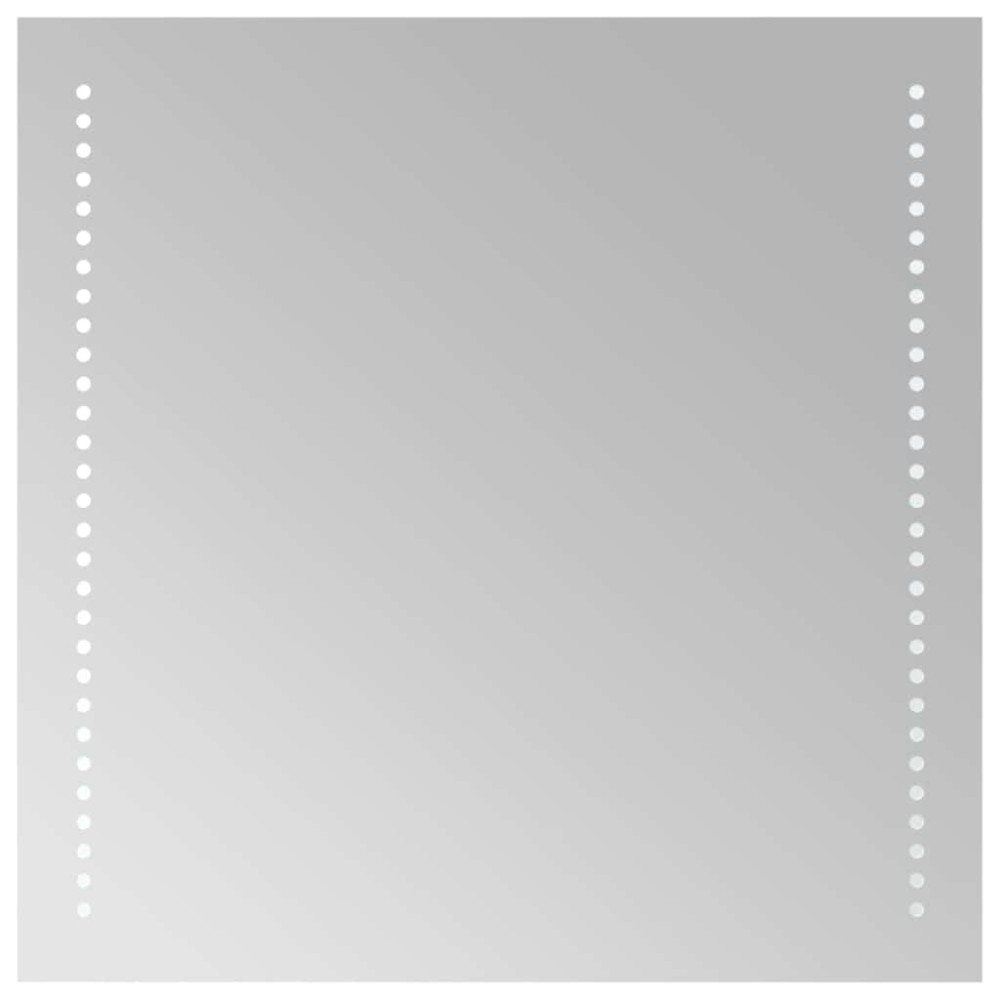 vidaXL Oglindă de baie cu LED, 50x50 cm