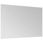 vidaXL Oglinda de baie cu LED, 60x40 cm