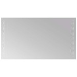 vidaXL Oglindă de baie cu LED, 90x50 cm