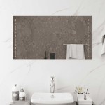 vidaXL Oglindă de baie cu LED, 90x50 cm