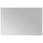 vidaXL Oglindă de baie cu LED, 90x60 cm