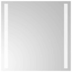 vidaXL Oglindă de baie cu LED, 40x40 cm
