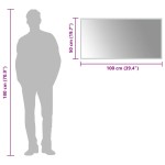 vidaXL Oglindă de baie cu LED, 100x50 cm