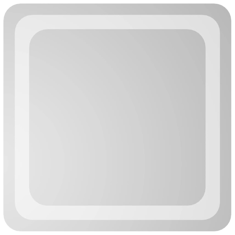 vidaXL Oglindă de baie cu LED, 40x40 cm