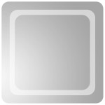 vidaXL Oglindă de baie cu LED, 50x50 cm