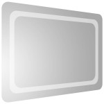 vidaXL Oglindă de baie cu LED, 70x50 cm