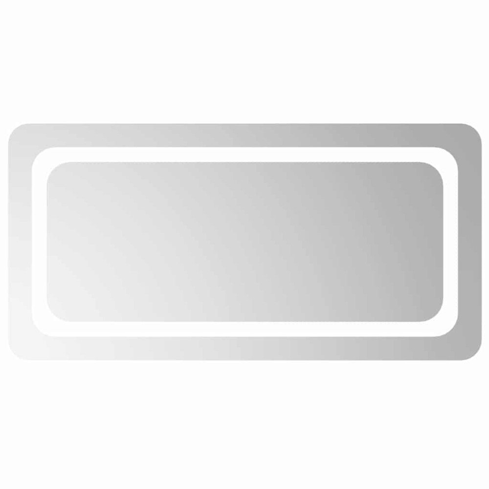 vidaXL Oglindă de baie cu LED, 80x40 cm