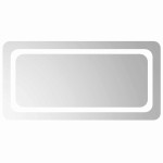 vidaXL Oglindă de baie cu LED, 80x40 cm