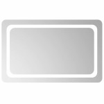 vidaXL Oglindă de baie cu LED, 80x50 cm