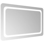 vidaXL Oglindă de baie cu LED, 80x50 cm