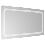 vidaXL Oglindă de baie cu LED, 90x50 cm