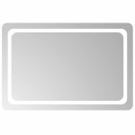 vidaXL Oglindă de baie cu LED, 90x60 cm