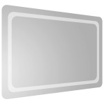 vidaXL Oglindă de baie cu LED, 90x60 cm