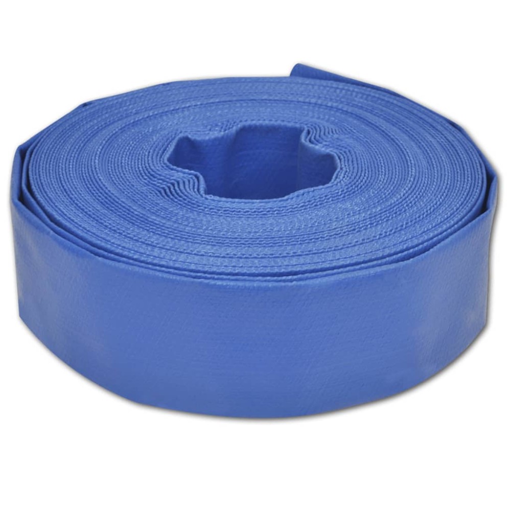 vidaXL Furtun plat, 100 m 1,5" PVC