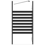 vidaXL Cabină de baie, 120x68x130 cm, sticlă securizată, dungi vidaXL Cabină de baie, 120x68x130 cm, sticlă securizată, dungi