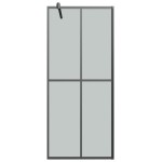 vidaXL Paravan duș walk-in 80x195 cm sticlă securizată culoare închisă vidaXL Paravan duș walk-in 80x195 cm sticlă securizată culoare închisă