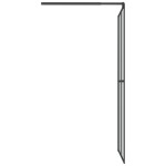 vidaXL Paravan duș walk-in 80x195 cm sticlă securizată culoare închisă vidaXL Paravan duș walk-in 80x195 cm sticlă securizată culoare închisă