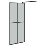vidaXL Paravan duș walk-in, 90x195 cm, sticlă securizată închisă vidaXL Paravan duș walk-in, 90x195 cm, sticlă securizată închisă