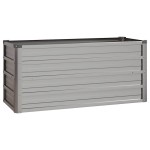 vidaXL Strat înălțat de grădină, ruginiu, 100x40x45 cm, oțel corten