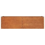 vidaXL Strat înălțat de grădină, ruginiu, 160x40x45 cm, oțel corten vidaXL Strat înălțat de grădină, ruginiu, 160x40x45 cm, oțel corten