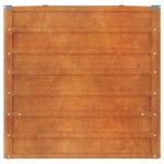 vidaXL Strat înălțat de grădină, ruginiu, 400x80x77 cm, oțel corten vidaXL Strat înălțat de grădină, ruginiu, 400x80x77 cm, oțel corten