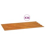 vidaXL Panouri de acoperiș, 12 buc., ruginiu, 80x44 cm, oțel corten vidaXL Panouri de acoperiș, 12 buc., ruginiu, 80x44 cm, oțel corten