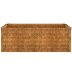 vidaXL Strat înălțat de grădină, 100x50x36 cm, oțel corten