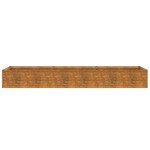 vidaXL Strat înălțat de grădină, 291x50x36 cm, oțel corten