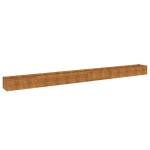 vidaXL Strat înălțat de grădină, 580x50x36 cm, oțel corten vidaXL Strat înălțat de grădină, 580x50x36 cm, oțel corten