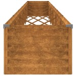 vidaXL Strat înălțat de grădină, 580x50x36 cm, oțel corten vidaXL Strat înălțat de grădină, 580x50x36 cm, oțel corten
