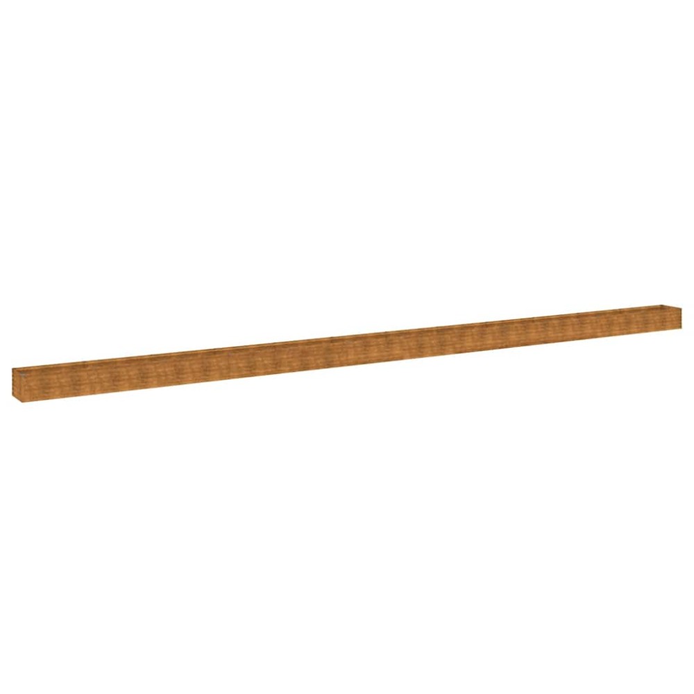 vidaXL Strat înălțat de grădină, 1152x50x36 cm, oțel corten