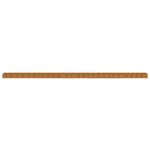 vidaXL Strat înălțat de grădină, 1152x50x36 cm, oțel corten