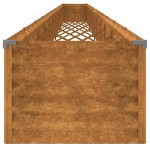 vidaXL Strat înălțat de grădină, 1152x50x36 cm, oțel corten