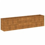 vidaXL Strat înălțat de grădină, 291x50x69 cm, oțel corten