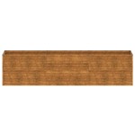 vidaXL Strat înălțat de grădină, 291x50x69 cm, oțel corten