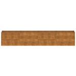 vidaXL Strat înălțat de grădină, 385x50x69 cm, oțel corten