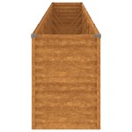 vidaXL Strat înălțat de grădină, 578x50x69 cm, oțel corten vidaXL Strat înălțat de grădină, 578x50x69 cm, oțel corten
