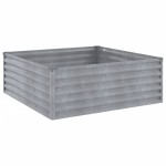 vidaXL Strat înălțat de grădină, 100x100x36 cm, oțel corten vidaXL Strat înălțat de grădină, 100x100x36 cm, oțel corten