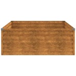 vidaXL Strat înălțat de grădină, 100x100x36 cm, oțel corten vidaXL Strat înălțat de grădină, 100x100x36 cm, oțel corten