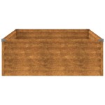 vidaXL Strat înălțat de grădină, 100x100x36 cm, oțel corten vidaXL Strat înălțat de grădină, 100x100x36 cm, oțel corten
