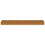 vidaXL Strat înălțat de grădină, 482x100x36 cm, oțel corten