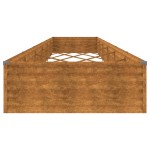vidaXL Strat înălțat de grădină, 579x100x36 cm, oțel corten vidaXL Strat înălțat de grădină, 579x100x36 cm, oțel corten